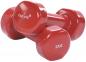 Preview: Hantel 2`er SET Kurzhantel Vinyl ROT 2,0 kg Gewichte Fitness