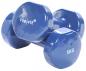 Preview: Hantel 2`er SET Kurzhantel Vinyl blau 5,0 kg Gewichte Fitness