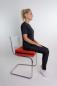 Preview: Stuhlerhöhung rot Sitzkissen 40 x 40 x 10cm Sitzerhöhung