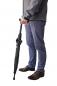 Preview: Gehstock mit Schirm Stockschirm  mit SOFTGRIF,  schwarz
