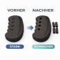 Preview: Handtrainer Fingetrainer SCHWARZ Schaumstoff einstellbar Training Anatomisch