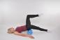 Preview: Fitness- und Massagerolle  Faszienrolle  90cm  blau