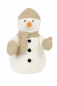 Preview: Warmies Schneemann Kuscheltier – Mikrowellen Wärmetier Lavendel Hirsekorn 23cm