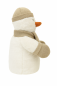 Preview: Warmies Schneemann Kuscheltier – Mikrowellen Wärmetier Lavendel Hirsekorn 23cm