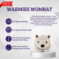 Preview: Warmies Wombat Kuscheltier – Mikrowellen Wärmetier Lavendel Hirsekorn 32cm