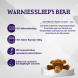 Preview: Warmies Sleepy Bär – Lavendel Wärmetier 32 cm Mikrowellenfähig Kuschelbär