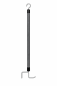 Preview: An- und Ausziehstab Deluxe 69 cm GRAU Holzstab mit Doppelhaken für Kleidung & Schuhe Anziehhilfe