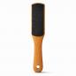 Preview: Hornhautfeile Holz eckig doppelseitig Fußfeile Profi Körnung 100/180