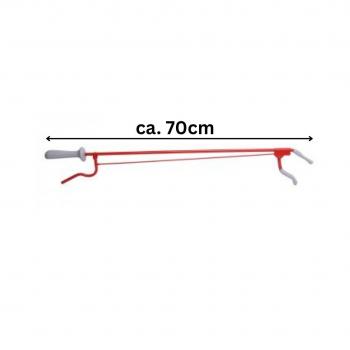 Greifzange 70 cm Metall rot mit Magnet CE Medizinprodukt leicht & präzise