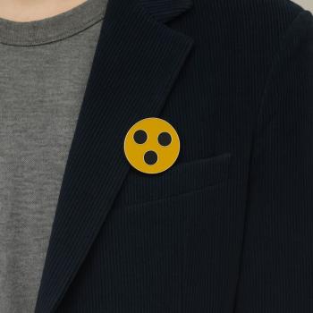 Blindenplakette mit MAGNET rund 30 mm Metall Blindensymbol Kennzeichnung