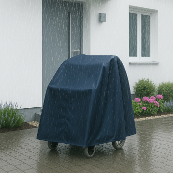 Rollator Garage Abdeckung wetterfest Nylon winddicht wasserabweisend dunkelgrau