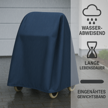 Rollator Garage Abdeckung wetterfest Nylon winddicht wasserabweisend dunkelgrau