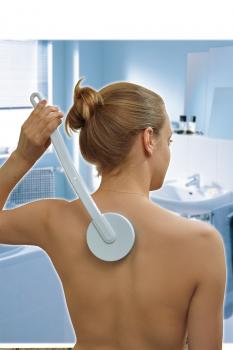 Lotion Creamer SET mint Eincremehilfe 3 Aufsätze Massage 19 Kugeln 44 cm