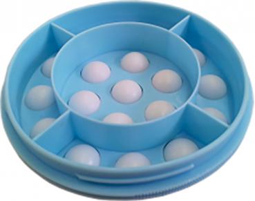 Lotion Creamer SET mint Eincremehilfe 3 Aufsätze Massage 19 Kugeln 44 cm