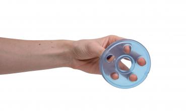 Hand- & Fingertrainer Set 3 Stück TPR leicht mittel schwer Greiftraining