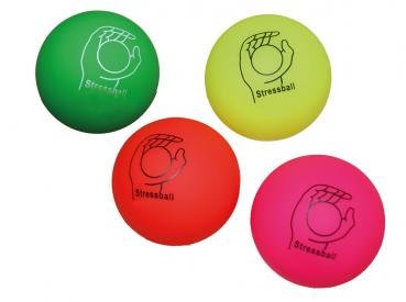 Anti-Stressball farbl. sortiert Display à 12 Stück