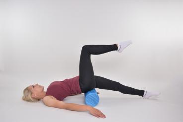 Fitness- und Massagerolle  Faszienrolle  45cm  blau