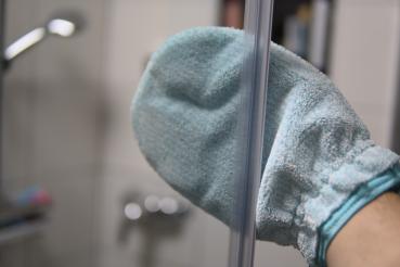 Cleafin Handschuh Reinigung für Bad türkis Nassreinigung Badezimmer 1 St.