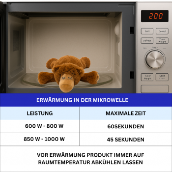 Warmies Sleepy Bär – Lavendel Wärmetier 32 cm Mikrowellenfähig Kuschelbär