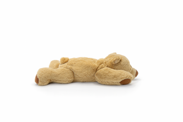 Warmies Mini Bär liegend – Lavendel Wärme Kuscheltier 23cm mikrowellenfähig