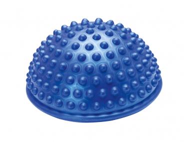 Balance Halbball blau 18 cm genoppt für Massage & sensomotorisches Training