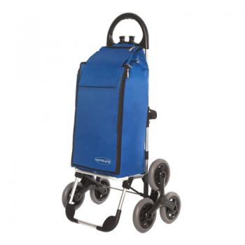 Einkaufshilfe „TREPPENSTEIGER“  Trolley BLAU mit Kühlfach