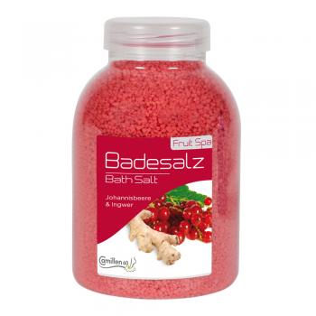 Frucht Badesalz 1350 g Dose Fußbad JOHANNISBEERE-INGWER Wellness Fußpflege