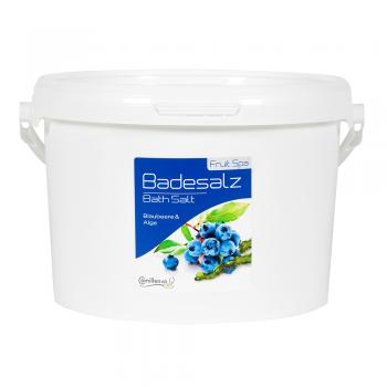 Frucht Badesalz 5000 g Eimer Fußbad BLAUBEERE-ALGE belebend Wellness Fußpflege