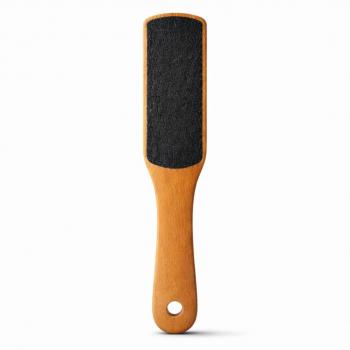 Hornhautfeile Holz eckig doppelseitig Fußfeile Profi Körnung 100/180