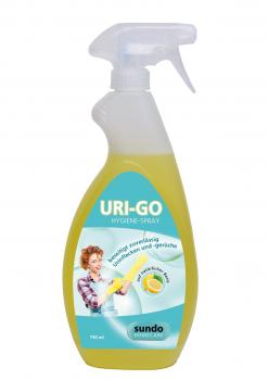 Hygiene-Spray URI-GO gegen Urinflecken & Gerüche 750 ml Sprühflasche