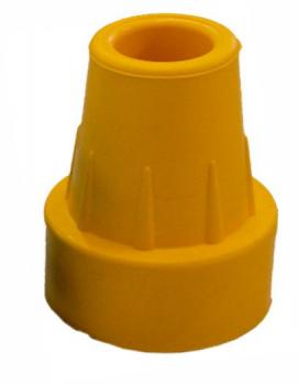 Krückenkapsel mit Stahleinlage, gelb, 18 mm