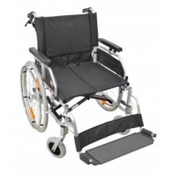 Rollstuhl TANTUM XL light 56 cm silber Sitzhöhe verstellbar TB