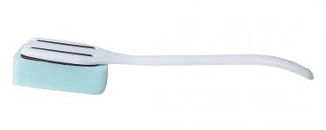 Rückenschwamm Extra mit Griff abnehmbar 43 cm weiß-mint Pflegehilfe