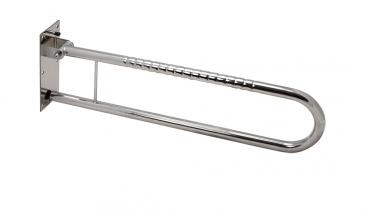 Sicherheits-Stützklappgriff 85 cm Edelstahl Medizinprodukt 130 kg belastbar