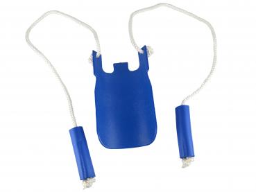 Strumpfanziehhilfe STABIL – Anziehhilfe Socken Strümpfe blau weiß