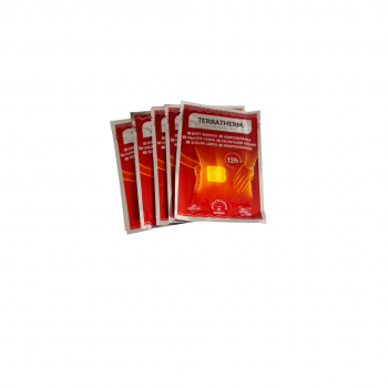 TerraTherm Körperwärmer 5 STÜCK – selbstklebende Wärmepads mit Naturstoffen 12h