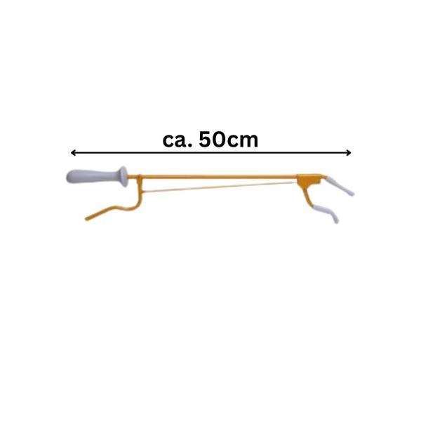 Greifzange 50cm Metall gelb mit Magnet CE Medizinprodukt leicht & präzise