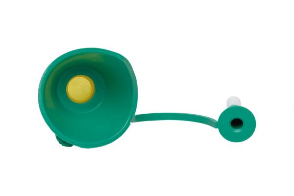 Augentropfhilfe Dosierhilfe Eintropfhilfe Applikationshilfe flexibel grün