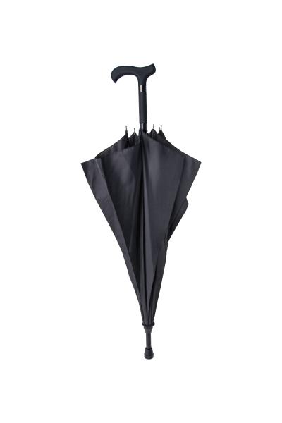 Gehstock mit Schirm Stockschirm  mit SOFTGRIF,  schwarz