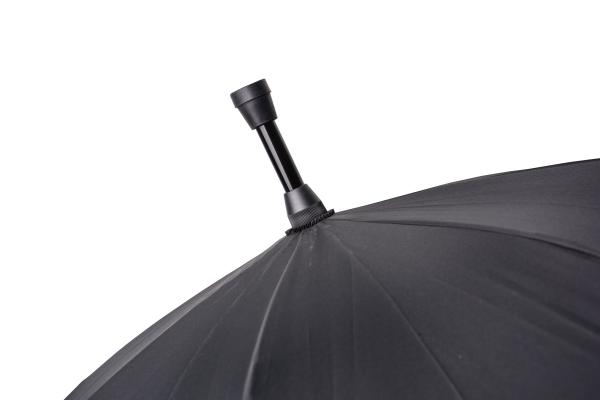 Gehstock mit Schirm Stockschirm  mit SOFTGRIF,  schwarz