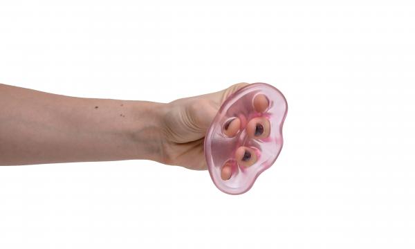 Hand- & Fingertrainer Set 3 Stück TPR leicht mittel schwer Greiftraining