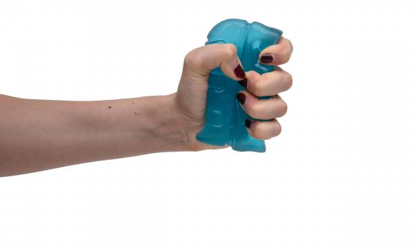 Handtrainer weich Fingertrainer Handmuskeltraining SCHWER-BLAU