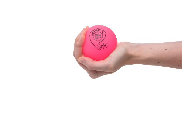 Anti-Stressball Knautschball Stressball 7cm PINK