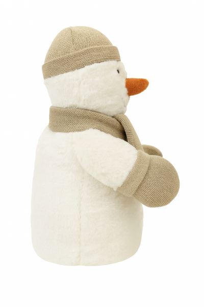 Warmies Schneemann Kuscheltier – Mikrowellen Wärmetier Lavendel Hirsekorn 23cm