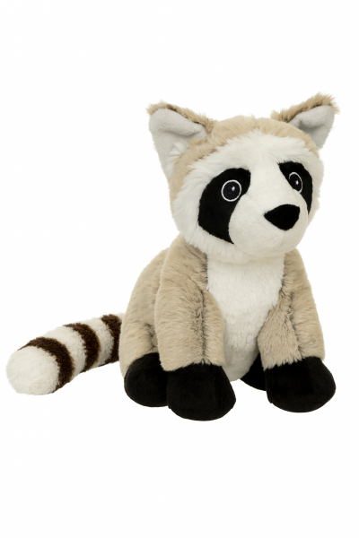 Warmies Waschbär Kuscheltier – Mikrowellen Wärmetier Lavendel Hirsekorn 26cm