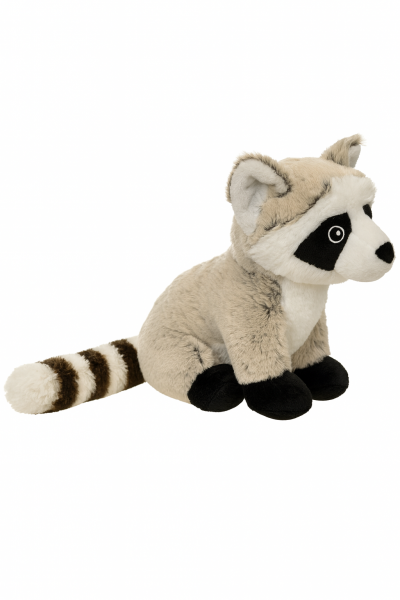 Warmies Waschbär Kuscheltier – Mikrowellen Wärmetier Lavendel Hirsekorn 26cm