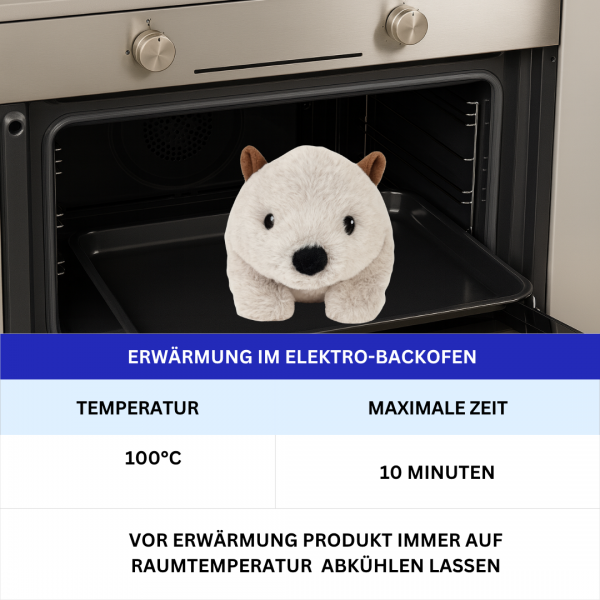 Warmies Wombat Kuscheltier – Mikrowellen Wärmetier Lavendel Hirsekorn 32cm