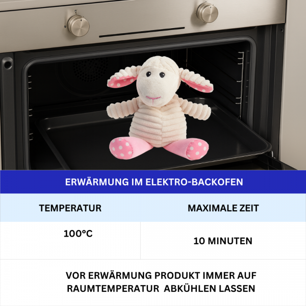 Warmies Schaf Pünktchen – Wärmetier Lavendel Hirse Kuscheltier 27cm Baby