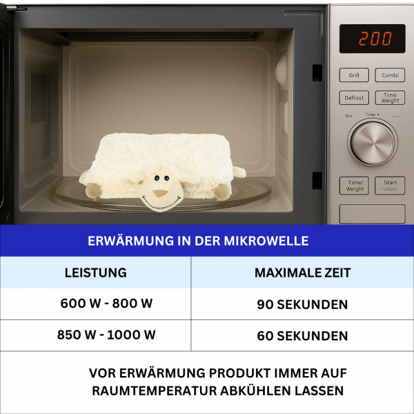 Warmies Multi Wärmekissen Schaf – Lavendel Wärmetier Mikrowellenfähig
