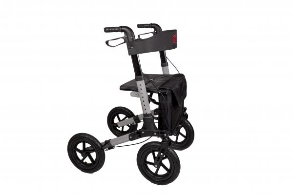 Sanialt24 - Antar Aluminium Rollator mit Luftbereifung Gehhilfe